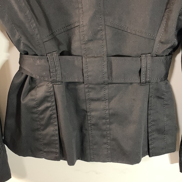 𝅺VERO Moda Duffy Short Trench Coat Size M - Picture 3 of 10